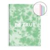Cuaderno A4 Notebook 4 Antiviral Tie Dye Menta 120 Hojas