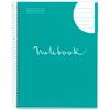 Cuaderno A4 Notebook 1 Pauta Emotions Turquesa 80 Hojas