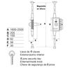 Fac 09594 Cerradura Fac De Sobreponer Mb Pl Uve Multibarra Con 5 Pasadores