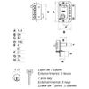 Fac 11511 Cerradura Fac De Sobreponer S 90 C