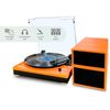 Lauson Cl616 Roble Tocadiscos Con Altavoces Externos