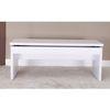 Mesa De Centro Manhattan 2028 Topkit 51x120x50 Cm - Blanco