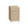 Topkit | Cajonera Andalucía 1043 |cajonera Cómoda | Mesita De Noche | Cajonera Dormitorio | Roble