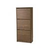 Topkit |mueble Zapatero Volga 51ab| Zapatero Estrecho Alto | Armario Zapatero | Mueble Zapatero 3 Puertas Abatibles. | Roble