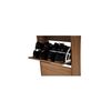 Topkit |mueble Zapatero Rin 53ab | Zapatero Estrecho Alto | Armario Zapatero | Zapatero Económico 4 Puertas Abatibles. | Roble