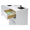 Topkit | Mesa De Escritorio Burgos 5012| Mesa De Ordenador Mediana | Escritorio Con Cajon | Blanco