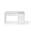 Topkit | Mesa De Escritorio Burgos 5210| Mesa De Ordenador Pequeña |mesa De Escritorio Con Cajon Y Puerta| Blanco