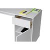 Topkit | Mesa De Escritorio Burgos 5210| Mesa De Ordenador Pequeña |mesa De Escritorio Con Cajon Y Puerta| Blanco