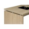 Topkit | Mesa De Escritorio Burgos 5212| Mesa De Ordenador Mediana |mesa De Escritorio Con Cajon Y Puerta |roble