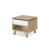 Topkit | Mesa Auxiliar 1 Cajón 2167 | Mesa Auxiliar | Mesa Auxiliar De Salón | Roble Blanco