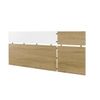 Topkit |cabecero De Cama De 1050 2152 |cabecero De Cama| Cabecero De Madera | Roble/blanco