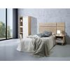 Topkit |cabecero De Cama De 1050 2152 |cabecero De Cama| Cabecero De Madera | Roble/blanco