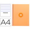 Cuaderno Espiral Liderpapel A4 Micro Antartik Tapa Forrada80h 90 Gr Horizontal 1 Banda 4 Taladros Color Amarillo Clar