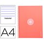 Cuaderno Espiral Liderpapel A4 Micro Antartik Tapa Forrada80h 90 Gr Horizontal 1 Banda 4 Taladros Color Rosa Claro