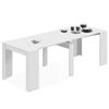 Mesa Extensible 5 Posiciones Train 51-237x78x90 Cm - Blanco