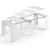 Mesa Extensible 5 Posiciones Train 51-237x78x90 Cm - Blanco