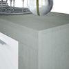 Aparador Ambit Blanco Artik (blanco Mate) - Gris Cemento 144 X 80 X 42cm Cm