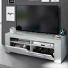 Mueble Tv Ambit Blanco Artik (blanco Mate) - Gris Cemento120 X 40 X 42 Cm