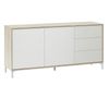 Aparador Brooklyn Blanco Artik (blanco Mate) - Roble Canadian 154 X 74 X 41cm Cm