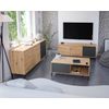 Mueble De Tv Urban Plus - Roble Nodi Y Gris Antracita