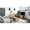 Mueble De Tv Urban Plus - Roble Nodi Y Gris Antracita