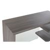 Escritorio Dkd Home Decor Cristal Gris Transparente Mdf Cristal Templado (120 X 50 X 76 Cm)