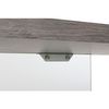 Escritorio Dkd Home Decor Cristal Gris Transparente Mdf Cristal Templado (120 X 50 X 76 Cm)