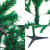 Árbol De Navidad Artificial Con 650 Ramas Verde De Plásticopvc Y Pe De Ø 100x210 Cm