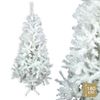 Árbol De Navidad Artificial Con 500 Ramas Blanco De Plástico Pvc Y Metal De Ø 100x180 Cm