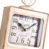 Reloj Industrial Decorativo Beige De Metal De 23x7x13 Cm