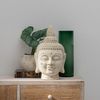 Figura Decorativa 24,5 X 24,5 X 41 Cm Buda Oriental