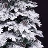 Árbol De Navidad Artificial Con Nieve Blanco Y Verde De Pvcy Metal De 150 Cm
