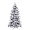 Árbol De Navidad Artificial Con Nieve Blanco Y Verde De Pvcy Metal De 180 Cm