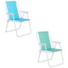 Silla Plegable De Playa 3 Colores