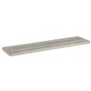 Estante De Pared Flotante De Madera Mdf Gris De 23x120 Cm