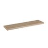 Estante De Pared Flotante De Madera Mdf En Tono Natural De 23x100 Cm