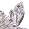 Figura Insecto De Metal Plata De 13x9 Cm