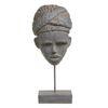 Figura Decorativa 20 X 12 X 60 Cm Gris