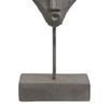 Figura Decorativa 19 X 22 X 55 Cm Gris