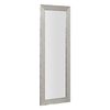 Espejo Vestidor Plata Envejecida De Madera Mdf De 56x152 Cm