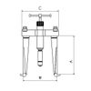 Forza Extractor Hidráulico Forza Con Husillo Compacto Serie 1010h