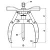 Forza Extractor Ajustable 3 Patas