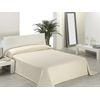 Manta Lisa Para Cama Micro Coral Color Natural Para Cama De 90 Cm