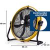 Ventilador De Suelo De Alta Potencia Fe593 Hjm