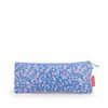 Estuche  Gabol Garden Azul Con Dos Cremalleras