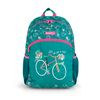 Mochila Adaptable A Carro Gabol Fiori Con Bicicletas Y Resistente Al Agua