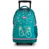 Mochila Con Ruedas Gabol Fiori Con Bicicletas E Impermeable