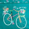 Mochila Con Ruedas Gabol Fiori Con Bicicletas E Impermeable