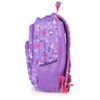 Mochila Gabol Violet Con Flores E Impermeable