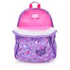 Mochila Gabol Violet Con Flores E Impermeable